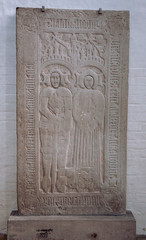 Interior and exterior decoration of Aarhus Cathedral in Denmark