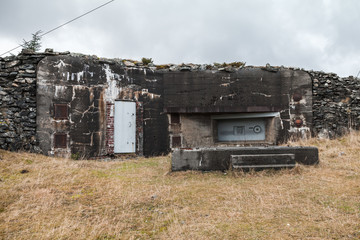 Fototapeta premium German concrete bunker. Part of Fjell Fortress
