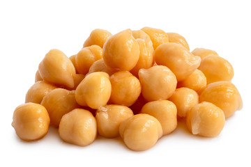 Cooked chick peas.