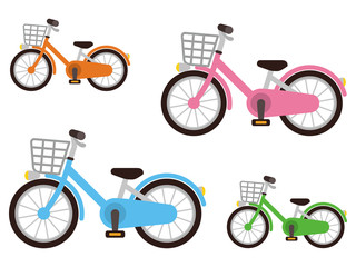 Naklejka premium カラフルな自転車