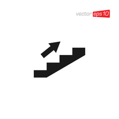Stair or Ladder Icon Design Vector