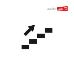 Stair or Ladder Icon Design Vector