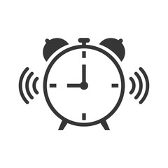 Alarm Clock Icon Vector Illustration