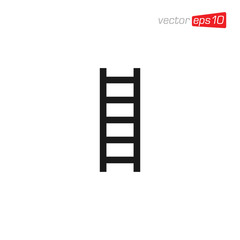 Stair or Ladder Icon Design Vector