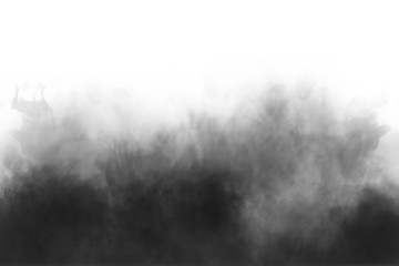 Fototapeta na wymiar Smog clouds. realistic overlay of smog clouds, fog clouds for composition. mask
