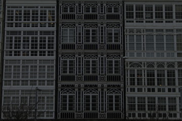windows of office building