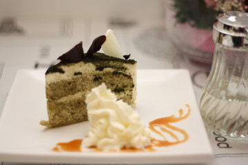 piece of chocolate cake