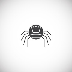 Nano tech related icon on background for graphic and web design. Creative illustration concept symbol for web or mobile app
