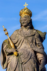 Obraz premium Bamberg. Statue of St. Kunigunda.