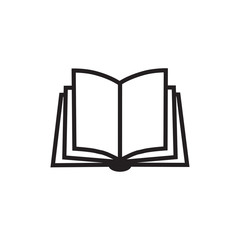 book icon vector logo template EPS 10