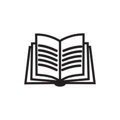 book icon vector logo template EPS 10