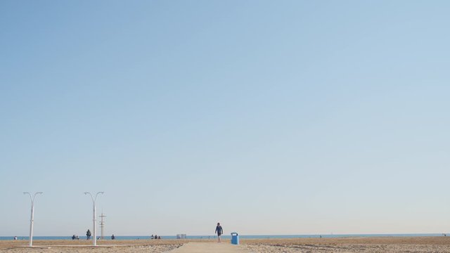 Weg zum Meer in Spanien