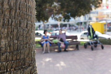 Texture in the first plane.