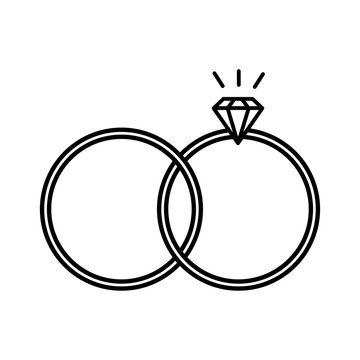 ring diamond icon vector logo template EPS 10