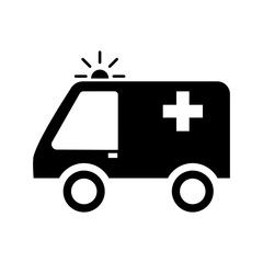 ambulance icon vector template EPS 10