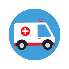 ambulance icon vector template EPS 10