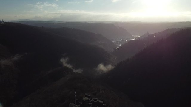 Winneburg Ruine bei Cochem, Moseltal, Rheinland-Pfalz, Deutschland