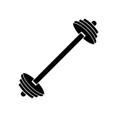 barbell icon vector logo template EPS 10