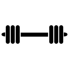 barbell icon vector logo template EPS 10
