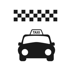 taxi icon vector logo template EPS10