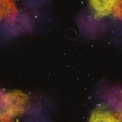 Seamless galaxy pattern