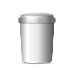 3d realistic trashcan