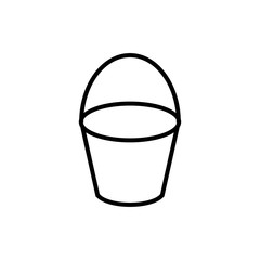 bucket icon vector design logo template EPS 10