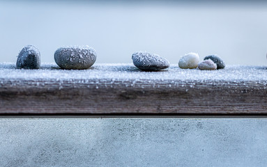 stones on a background