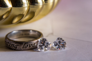 Natural Sapphire gemstone, Jewel or gems on black shine color, Collection of many different natural gemstones amethyst,