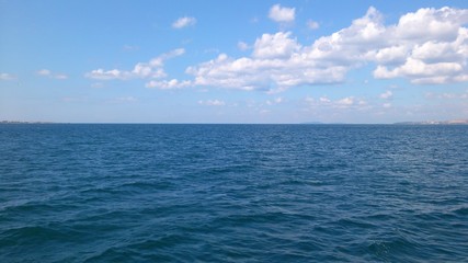 sea and blue sky