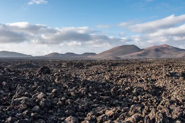 Foto op Canvas Timanfaya National Park is a Spanish national park on island Lanzarote, Canary Islands © wlad074