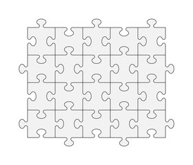 Jigsaw puzzle pieces.