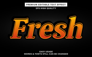 Obraz premium Fresh style text effect