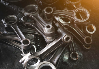 The piston rods of many engines.