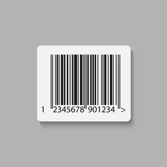 Barcode label sticker