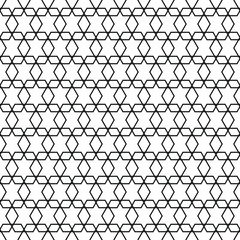 Fototapeta premium geometric pattern. Abstract geometric seamless background. black white vector
