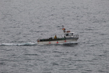 fishing boat in the sea