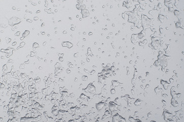 Water drops on the glass. texture with water drops.