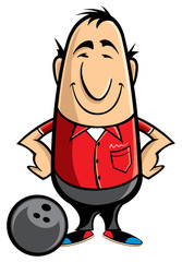 Bowling character