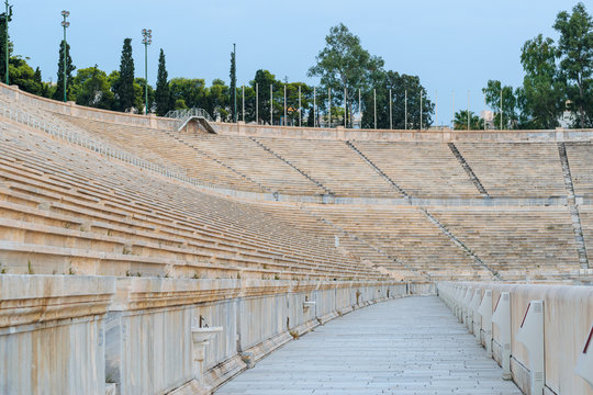 Panathenaic Stadium or Kallimarmaro in Athens, Greece