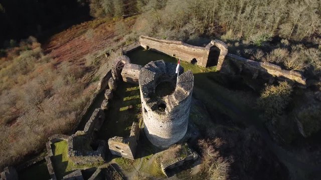 Winneburg Ruine bei Cochem, Moseltal, Rheinland-Pfalz, Deutschland