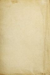 Vintage paper background with crumpled part