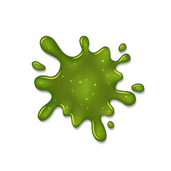 Ink blot splatter isolated