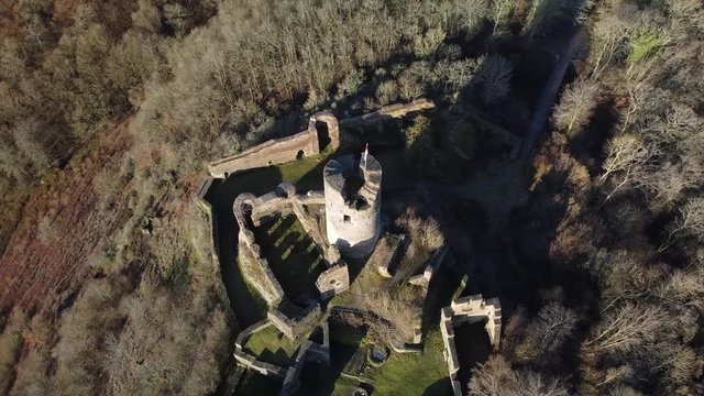 Winneburg Ruine bei Cochem, Moseltal, Rheinland-Pfalz, Deutschland