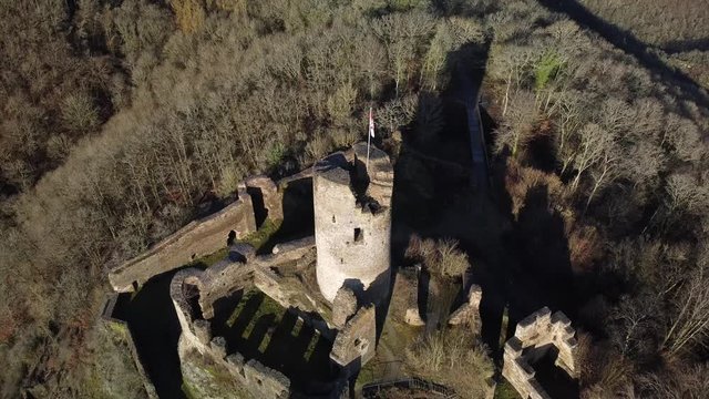 Winneburg Ruine bei Cochem, Moseltal, Rheinland-Pfalz, Deutschland