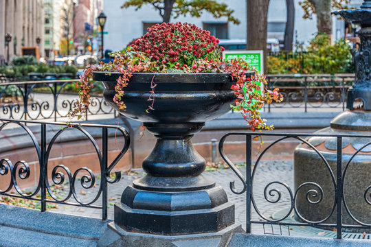 Madison Square Park - Particolare Della Southern Fountain 