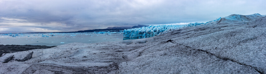 Glacier walk in Vatnajökull glacier (Iceland)