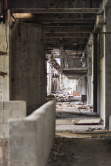 Details of an old abandoned factory