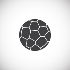 Obraz premium Sport related icon on background for graphic and web design. Creative illustration concept symbol for web or mobile app