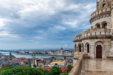 Obraz premium Budapest, Hungary cityscape and urban view